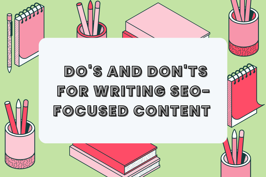 Do's and Don'ts for SEO content Logo.
